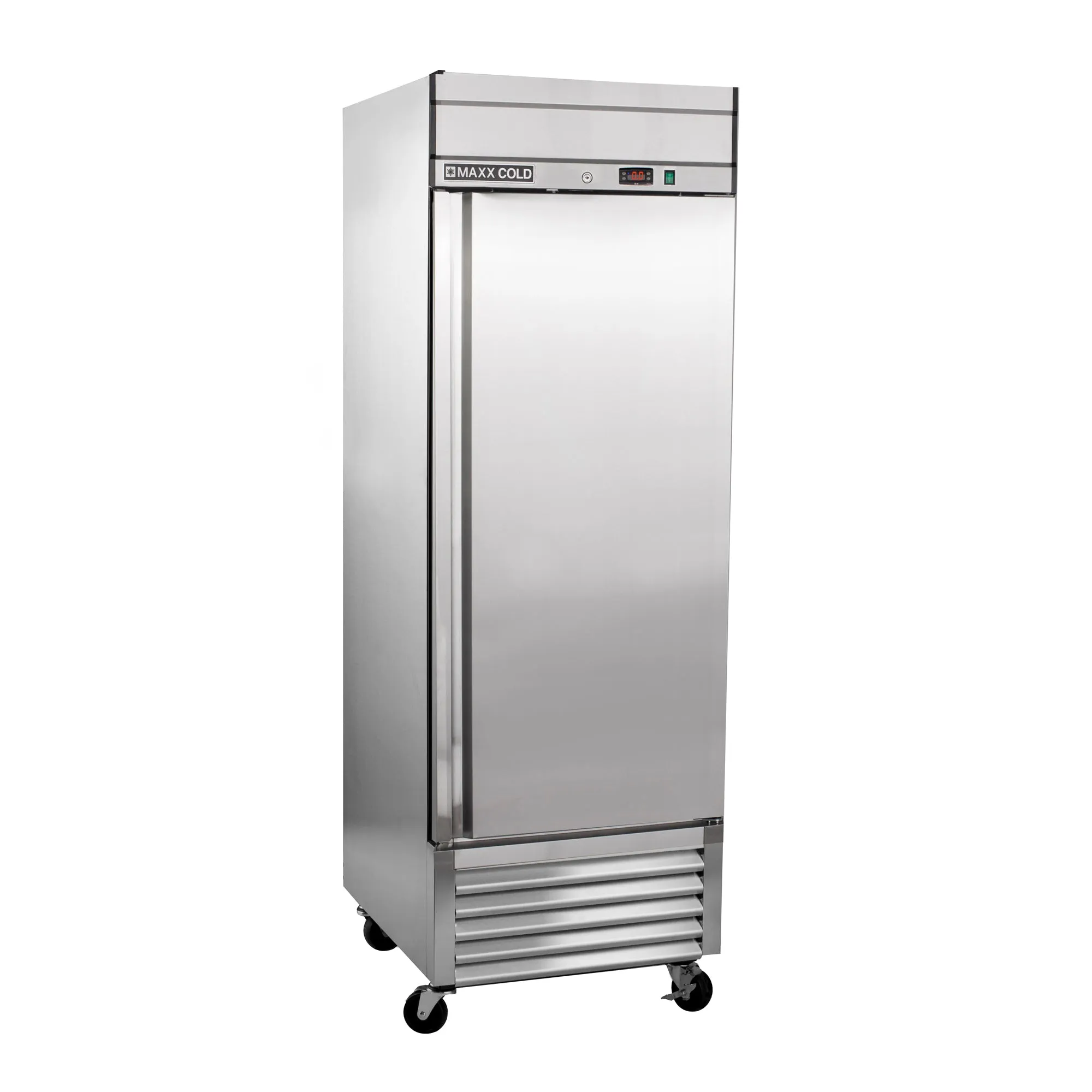 Maxx Cold - MXSF-23FDHC Bottom Mount 1 Door Reach-In Freezer, 27" W, 19.3 Cu Ft, in Stainless Steel