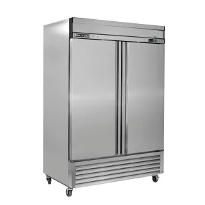 Maxx Cold - MXSF-49FDHC Bottom Mount 2 Door Reach-In Freezer, 54" W, 42.9 Cu Ft, in Stainless Steel