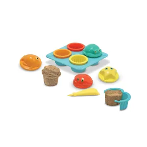 Melissa and Doug Seaside Sidekicks Sand Cupcake Set