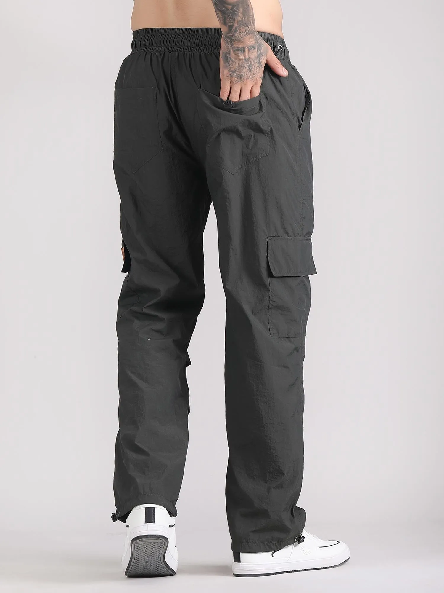 Men parachute track pants - waterproof pants