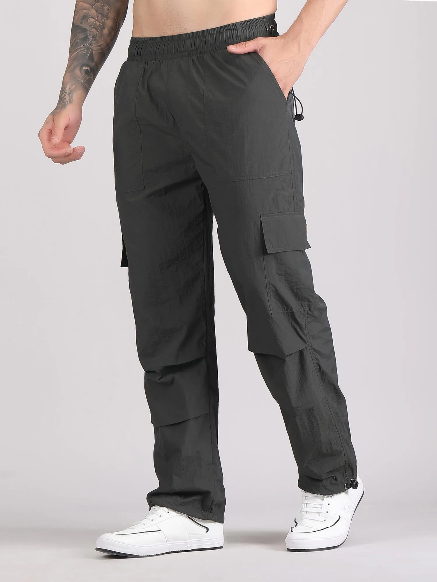 Men parachute track pants - waterproof pants