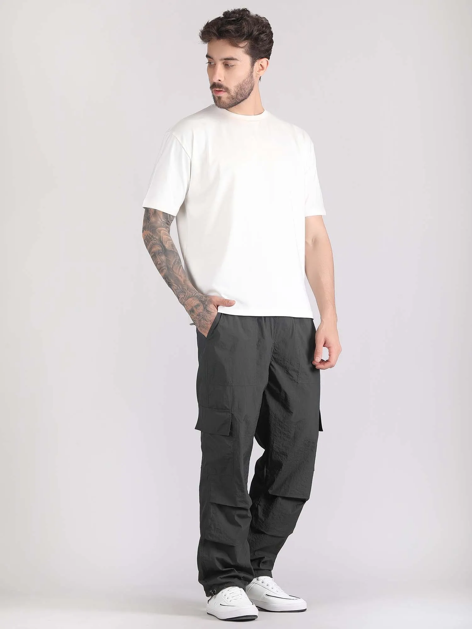 Men parachute track pants - waterproof pants