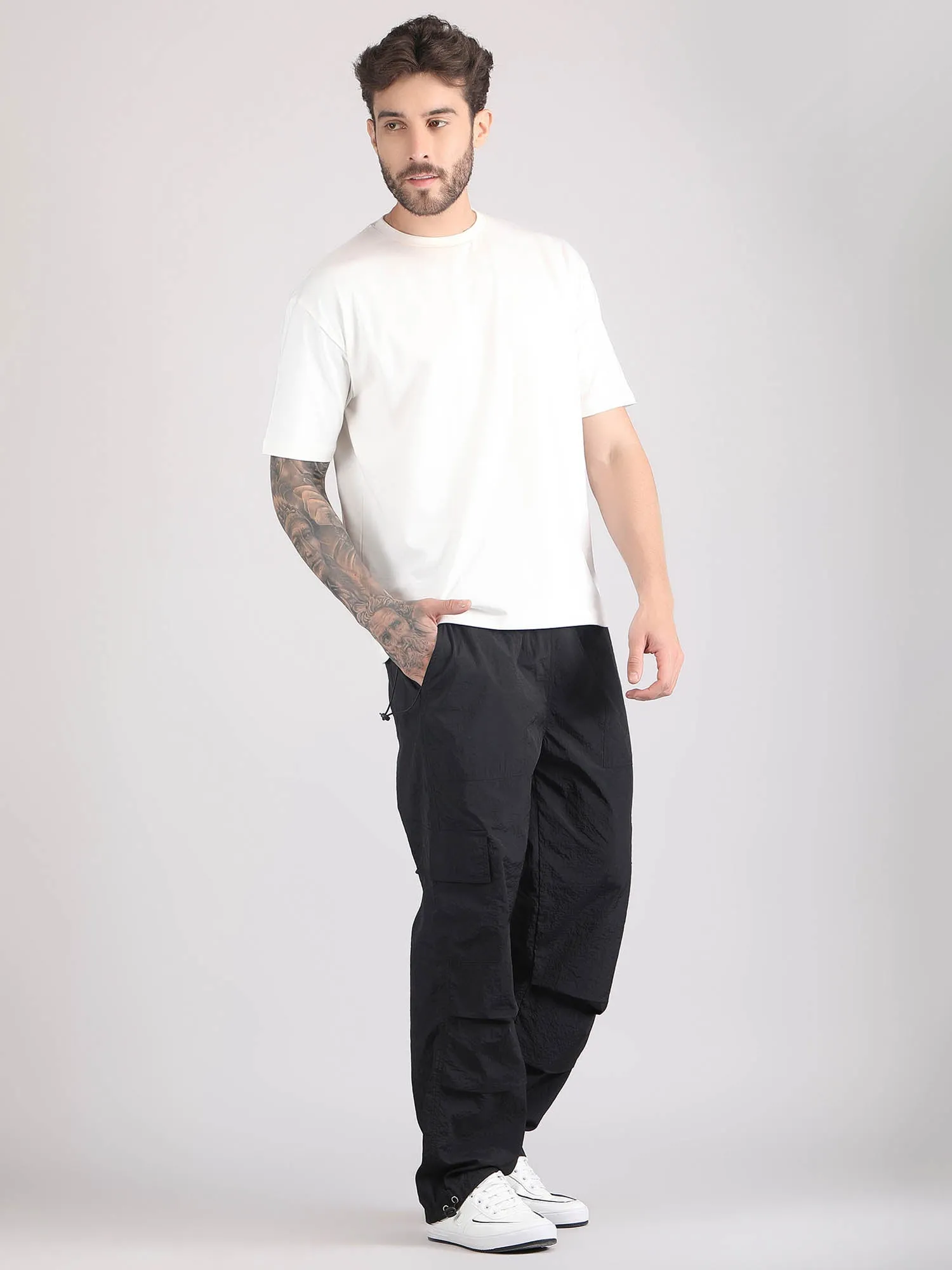 Men parachute track pants - waterproof pants