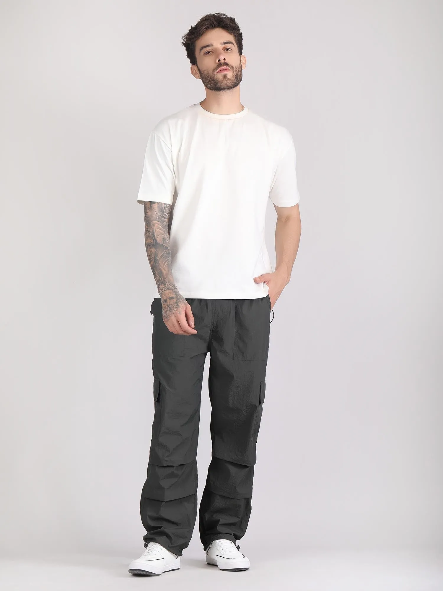 Men parachute track pants - waterproof pants