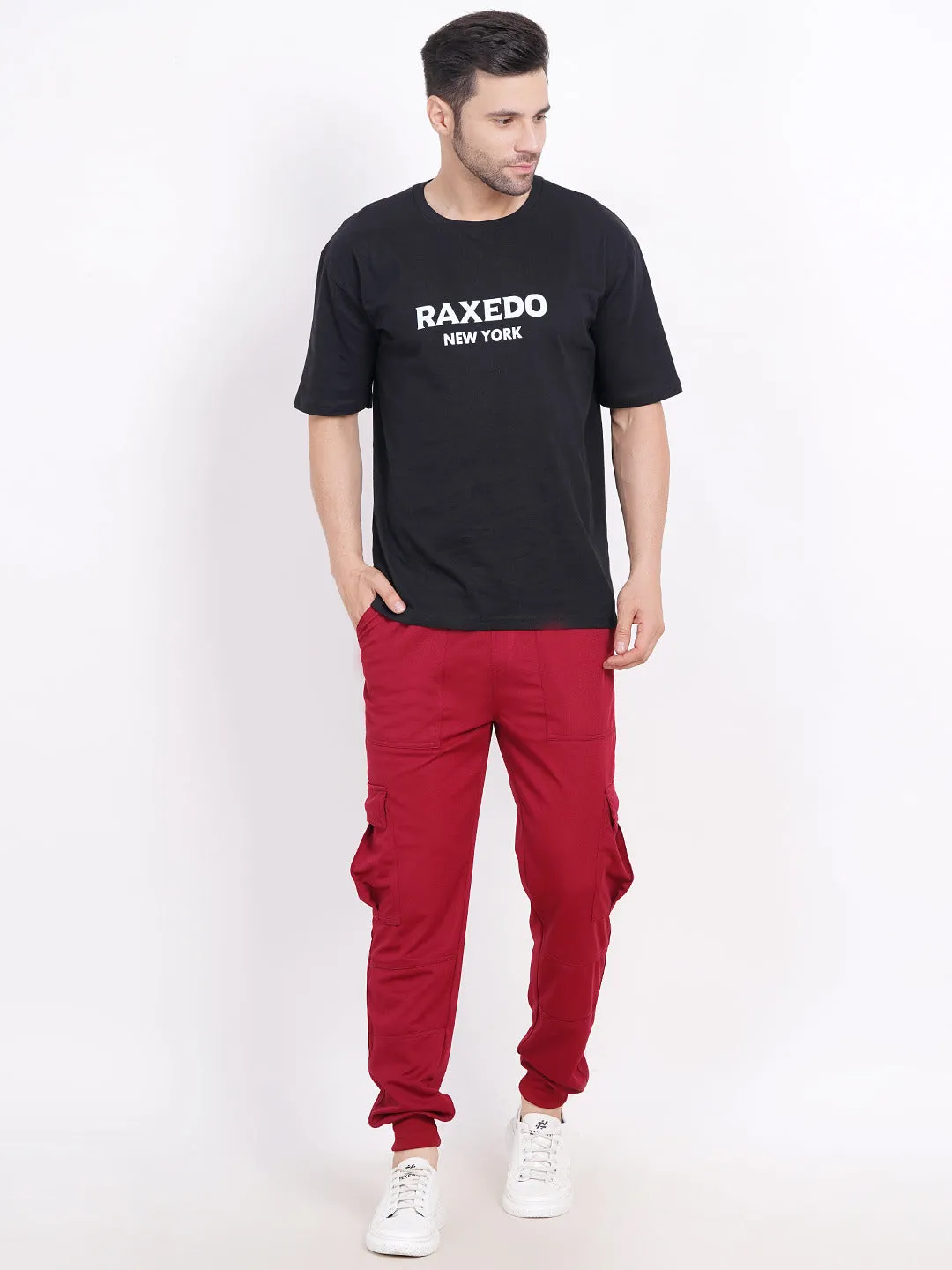 mens loose fit cargo pants