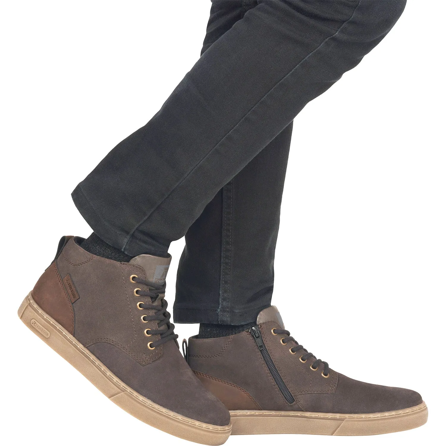 Men's Rieker Revolution U0762-45 Dark Grey Suede