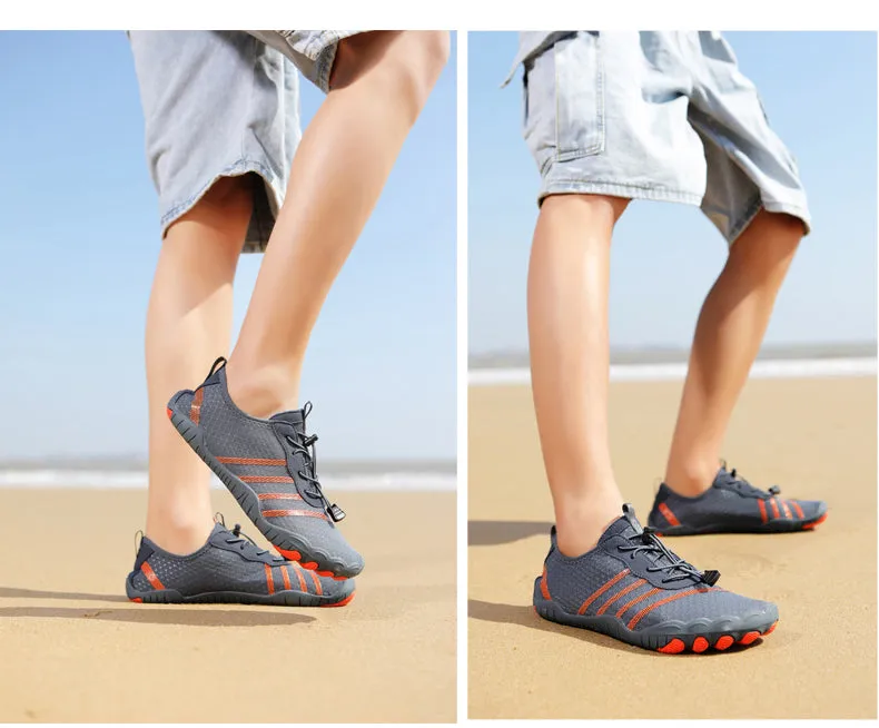 Men's Unisex Summer Breathable Water Shoes Aqua Shoes Lightweight Sporty Barefoot Shoes Non-Slip Outdoor Walking Minimalist