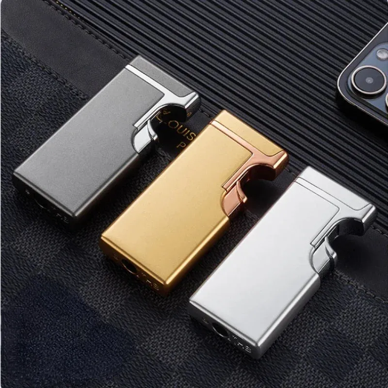 Metal Double Fire Jet Butane Lighter