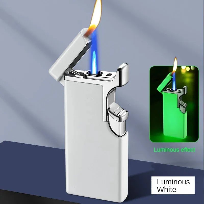 Metal Double Fire Jet Butane Lighter