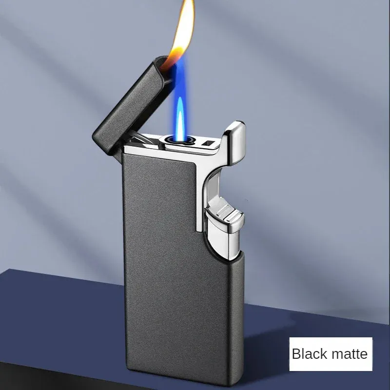 Metal Double Fire Jet Butane Lighter