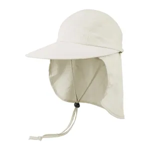 Microfiber Wide Brim Cap with Removable Flap