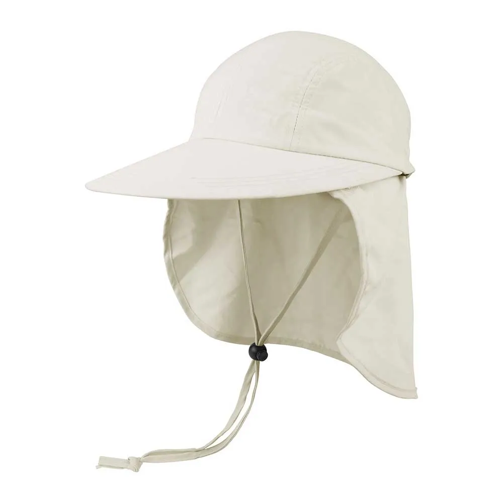 Microfiber Wide Brim Cap with Removable Flap