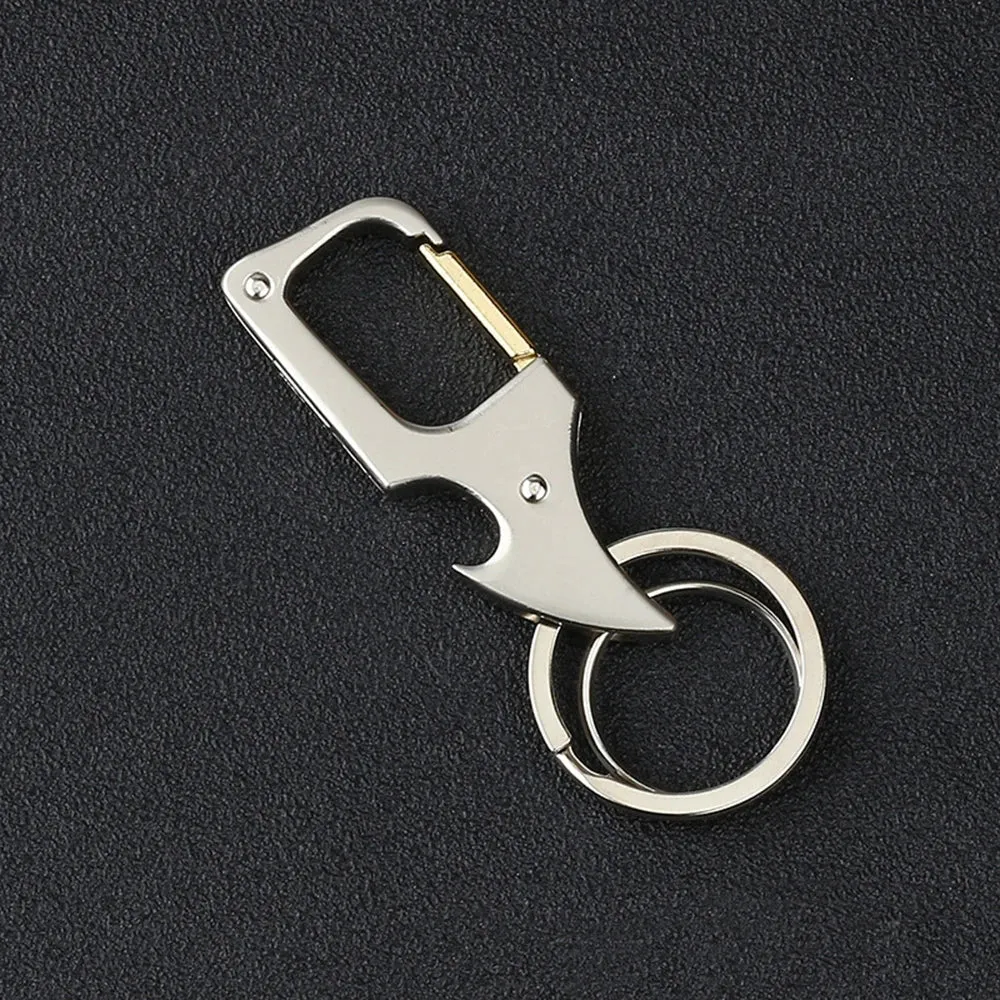 Mini Foldable Bottle Opener Keychain Knife