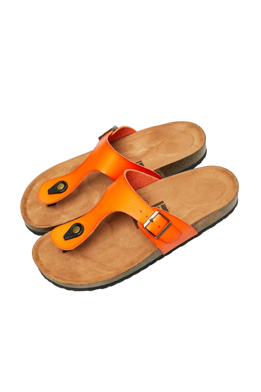 MMShoes Drift Away T-Strap Flip-Flop in Orange