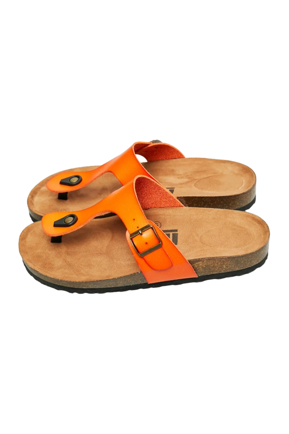 MMShoes Drift Away T-Strap Flip-Flop in Orange