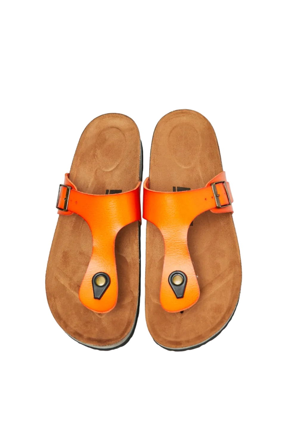 MMShoes Drift Away T-Strap Flip-Flop in Orange