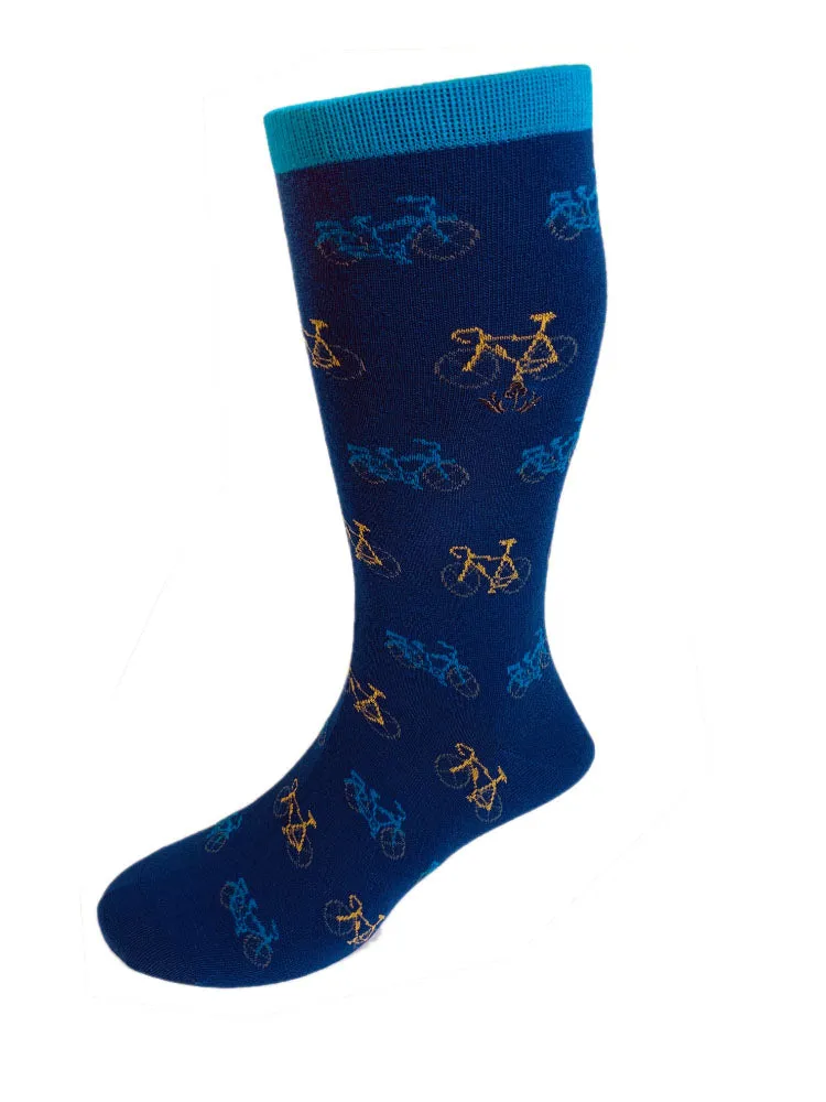 Multi Bike Soft Cotton Socks – Royal Blue