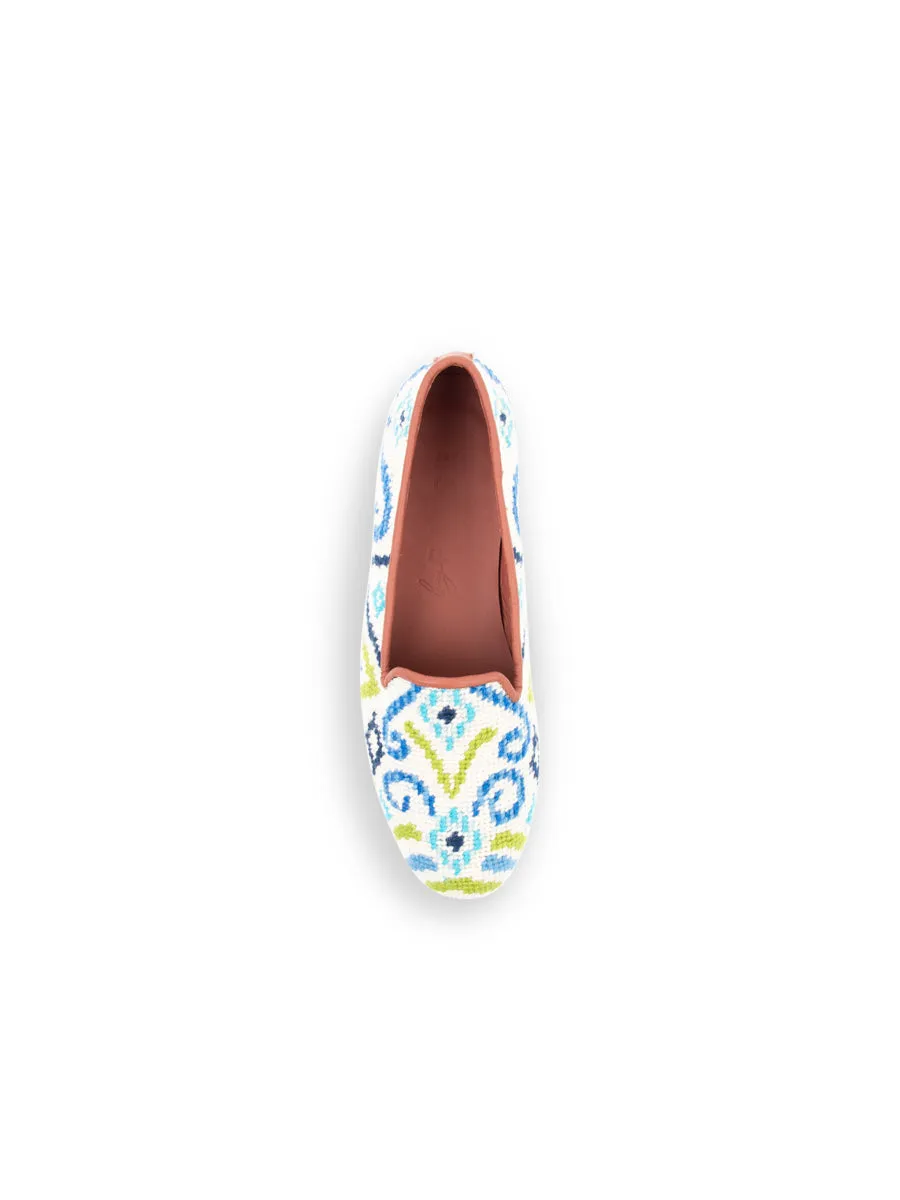 Needlepoint Loafer in Ikat