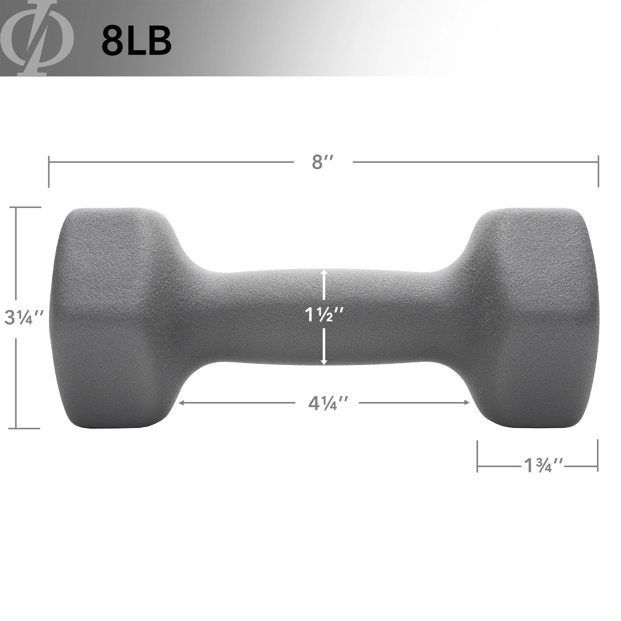 Neoprene Dumbbell Hexagon Hand Weights, Set of 2 - Strength Training