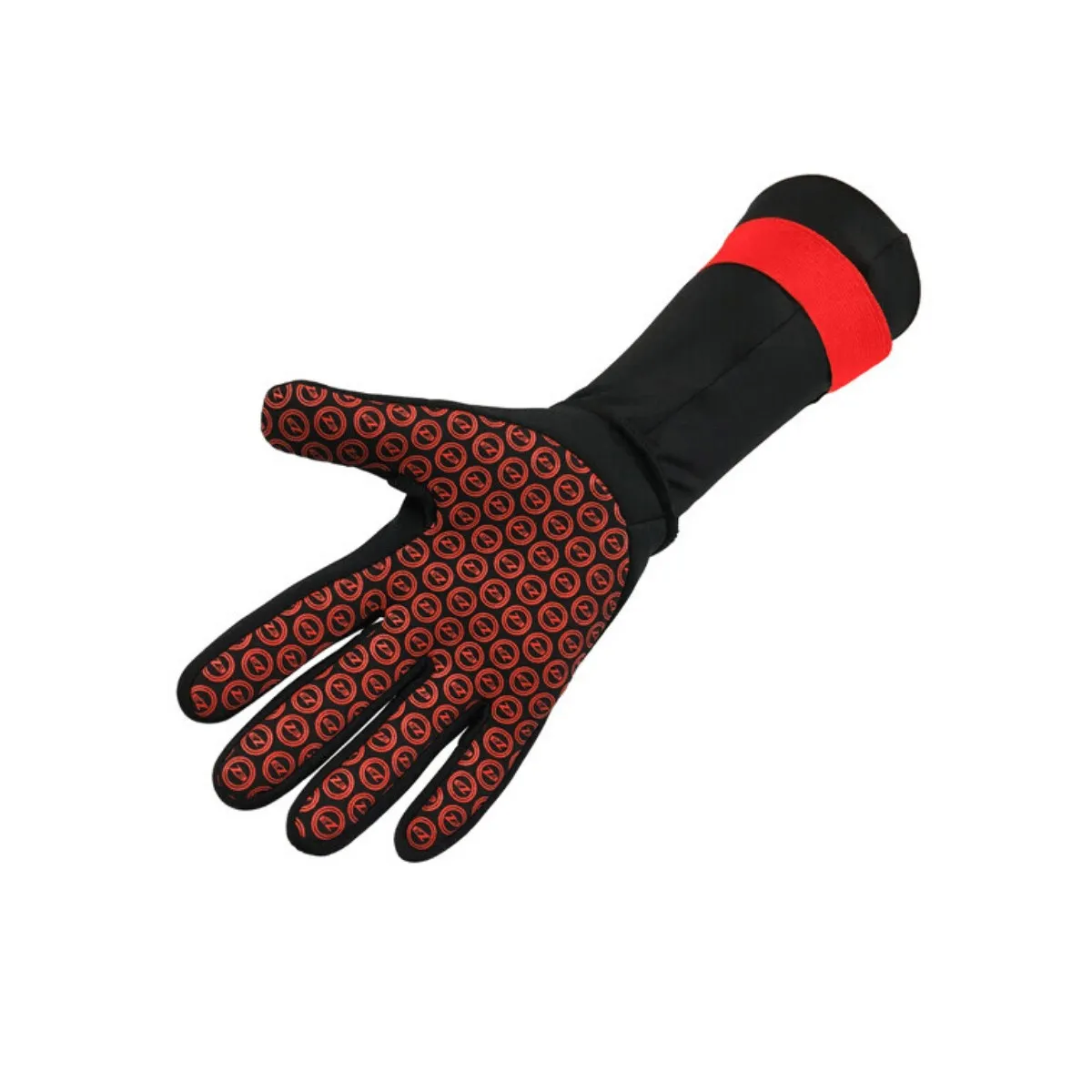 Neoprene Zone3 Swimming Gloves Black Red