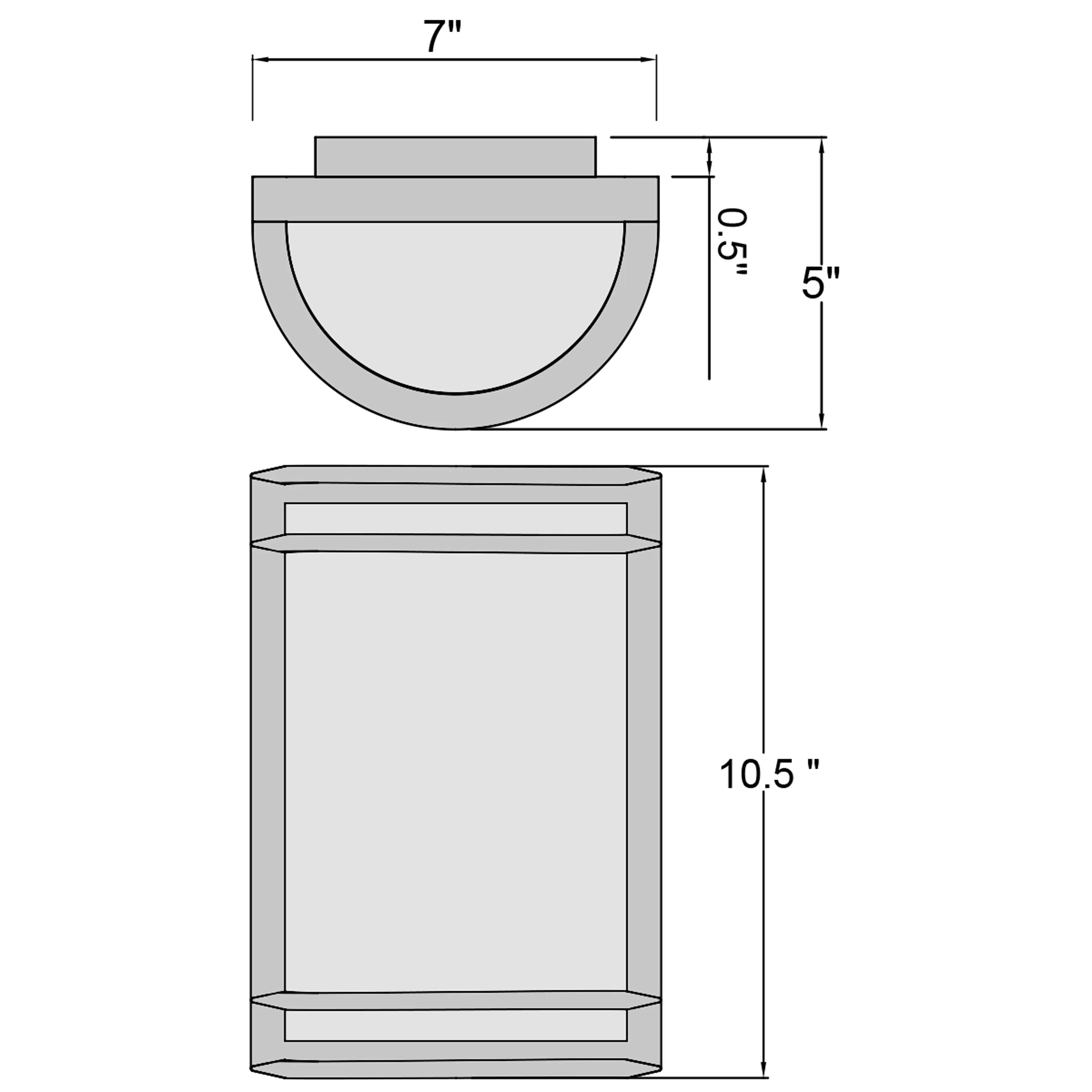 Nevis 10.5" Outdoor Wall Mount Sconce