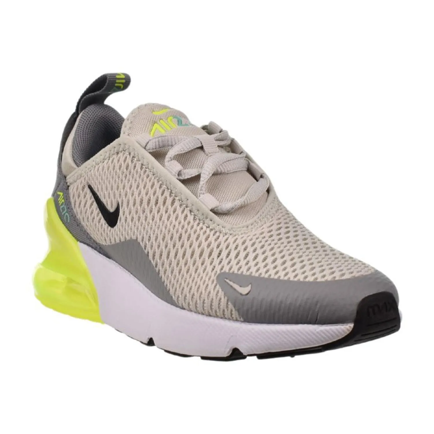 Nike Air Max 270 (PS) Little Kids' Shoes Light Bone-Volt