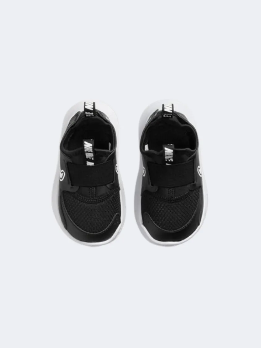 Nike Flex Runner 3 Infant-Boys Running Shoes Black/White