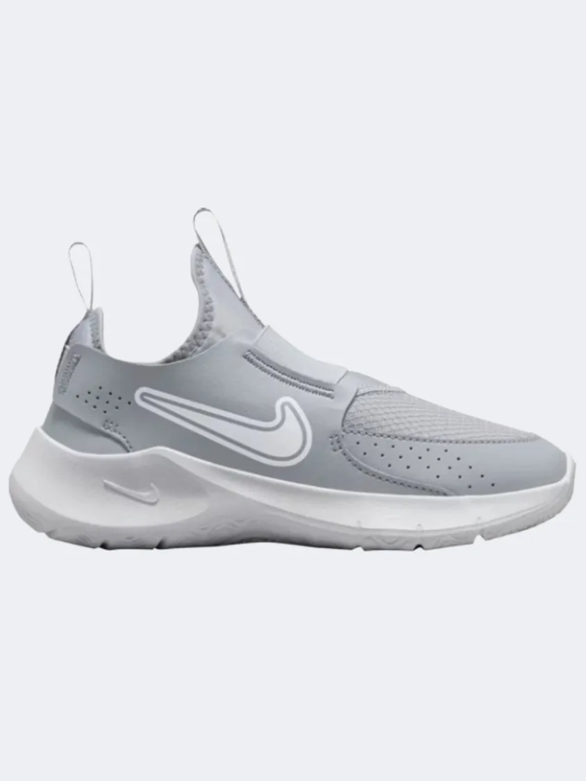 Nike Flex Runner 3 Ps-Boys Running Shoes Wolf Grey/White