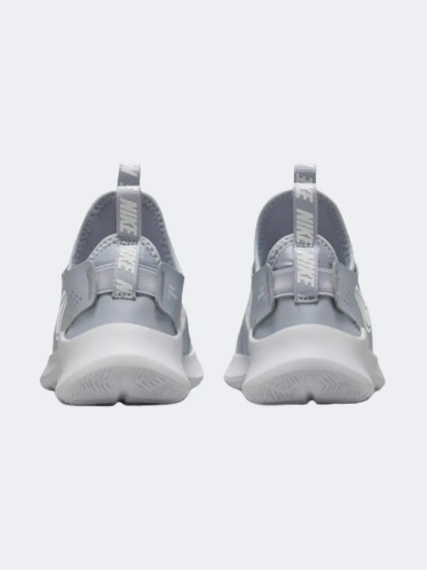 Nike Flex Runner 3 Ps-Boys Running Shoes Wolf Grey/White