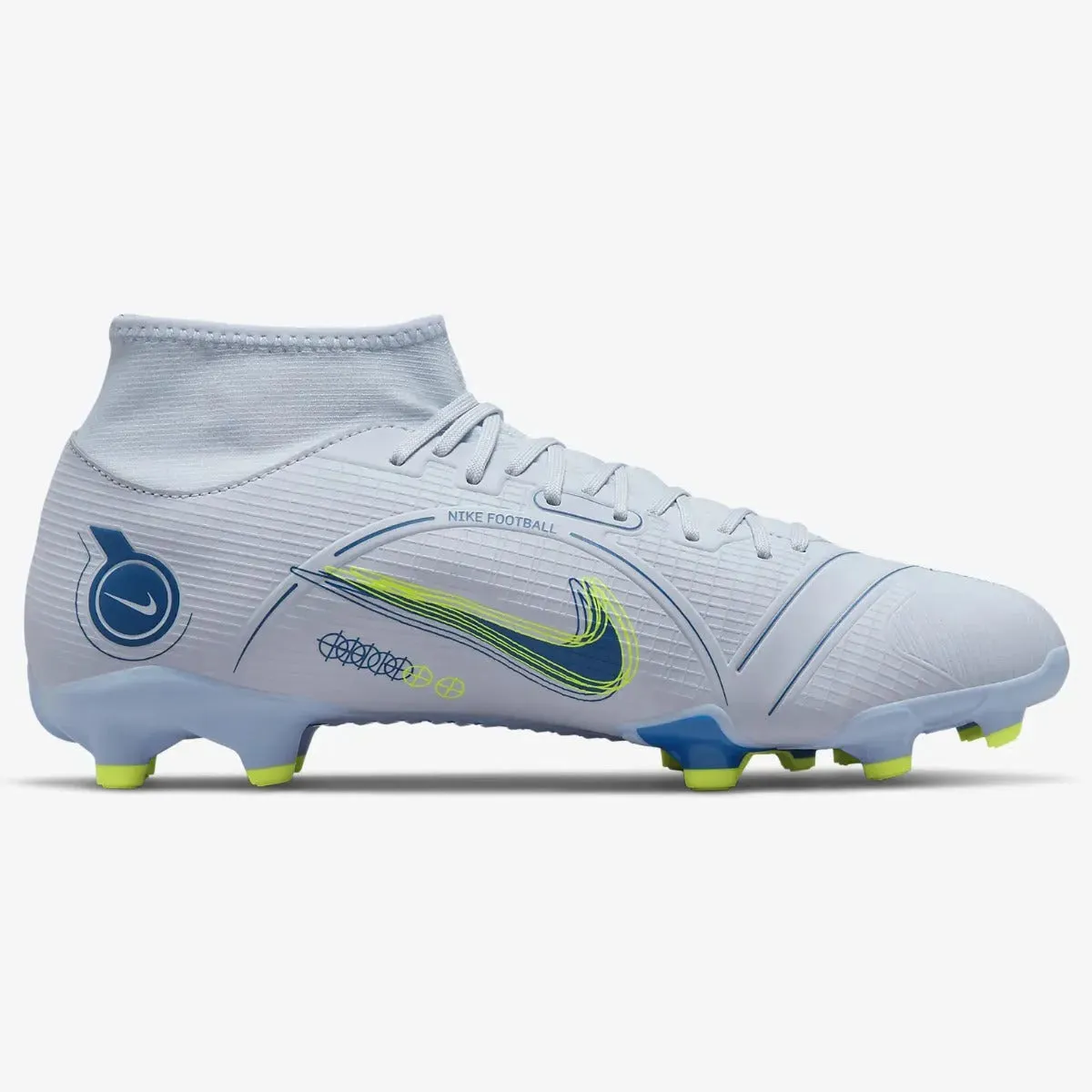 Nike Mercurial Superfly 8 Academy FG-MG - Grey-Blue