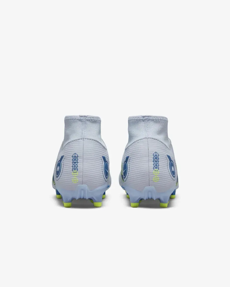 Nike Mercurial Superfly 8 Academy FG-MG - Grey-Blue