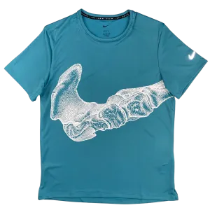 Nike Uv Run Division Miler T-Shirt - Teal