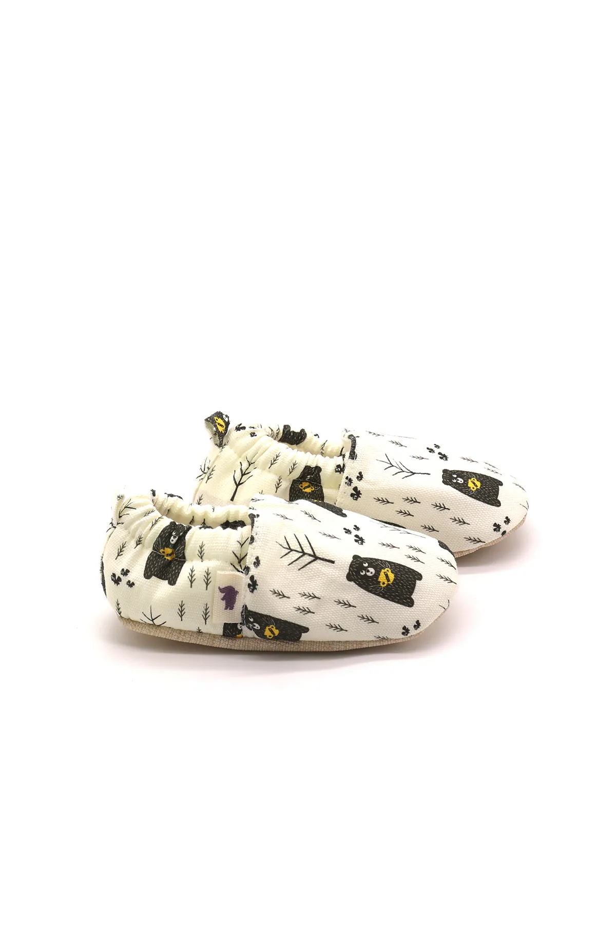 Non-Slip Moccasins - Honey Bear