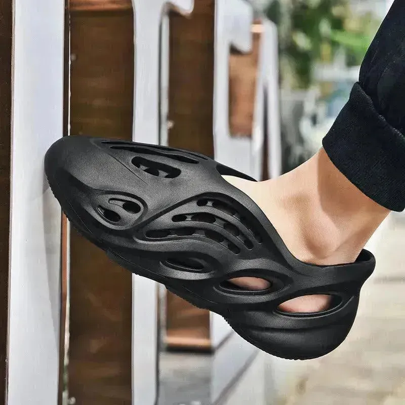 Non Slip Slides Slippers Clogs Closed-toe Garden Shoes Outdoor Sandals Beach Shoes