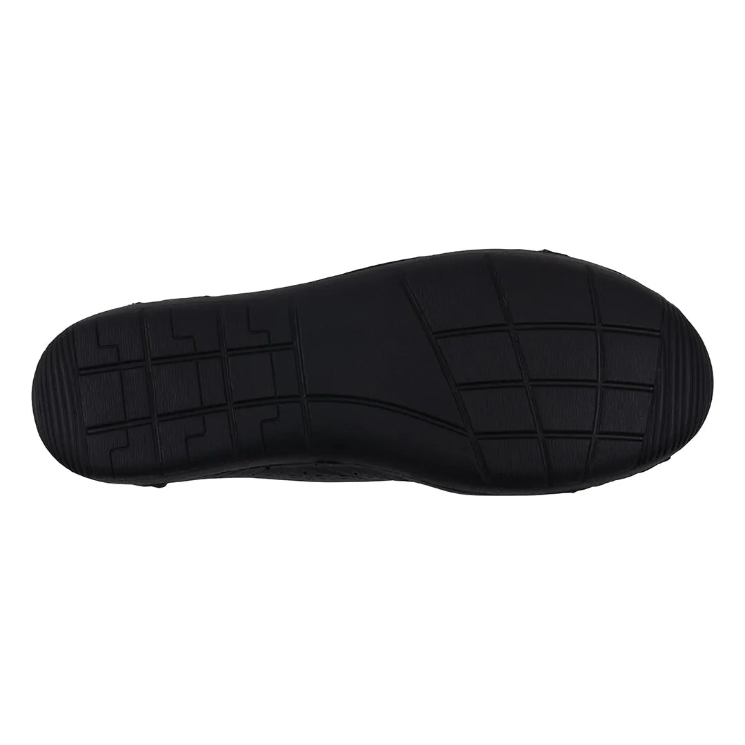 Nysha Black Laser Cut Flats