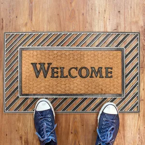 OnlyMat Rubber Moulded Coir Welcome Mat