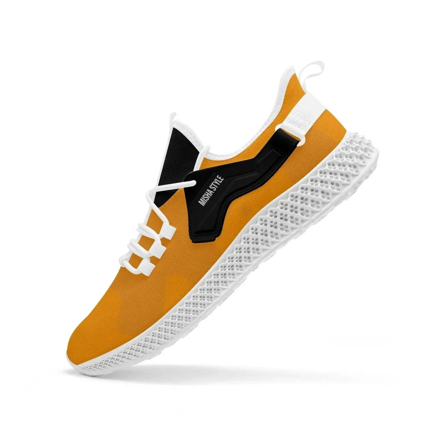 Orange Me Mesh Knit Sneakers