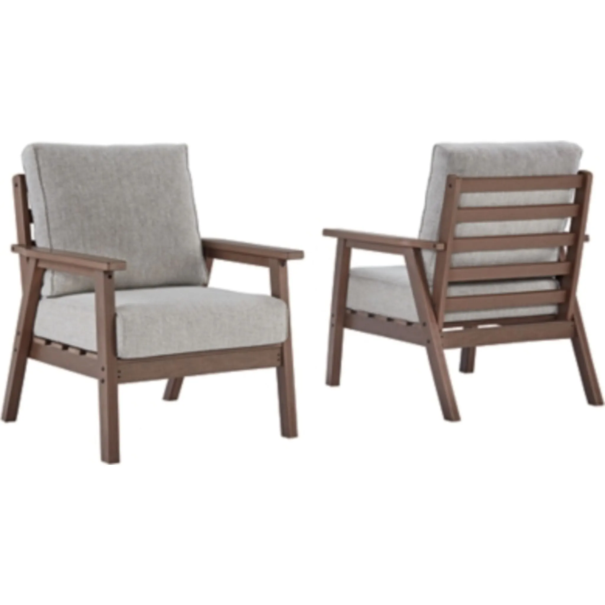 Outdoor Emmeline Lounge Chair with Cushion (set of 2)