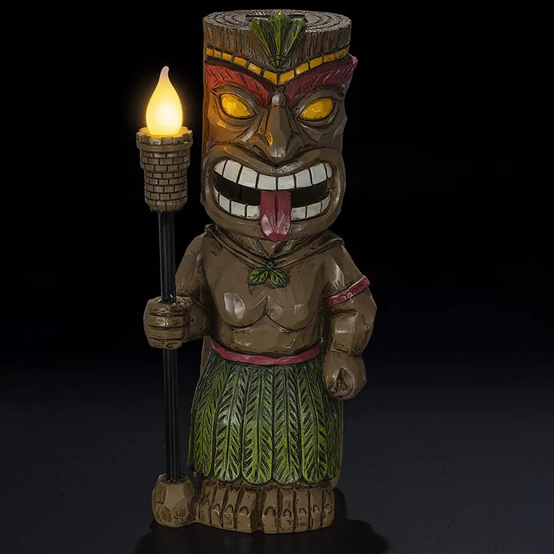 Outdoor Garden Maya Shape Totem Statue Ornament Light