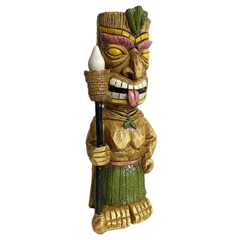 Outdoor Garden Maya Shape Totem Statue Ornament Light