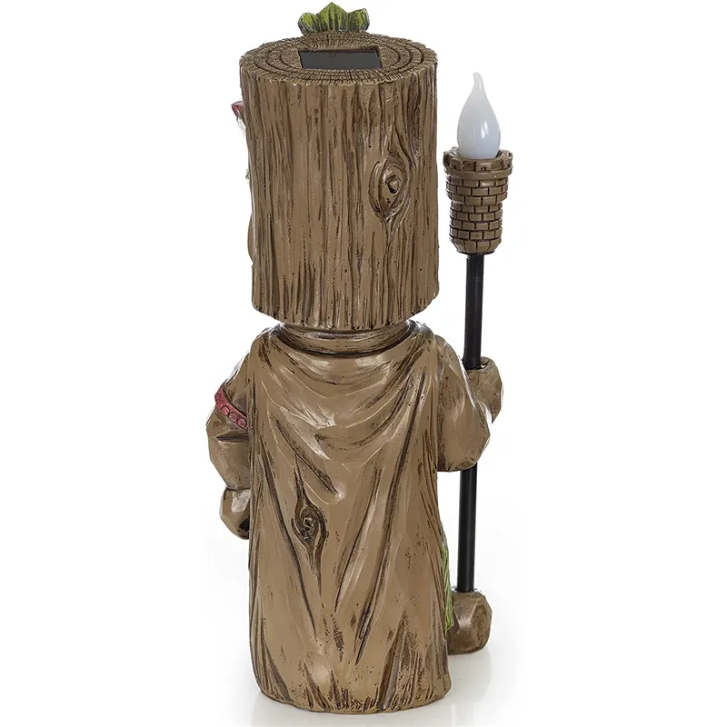 Outdoor Garden Maya Shape Totem Statue Ornament Light