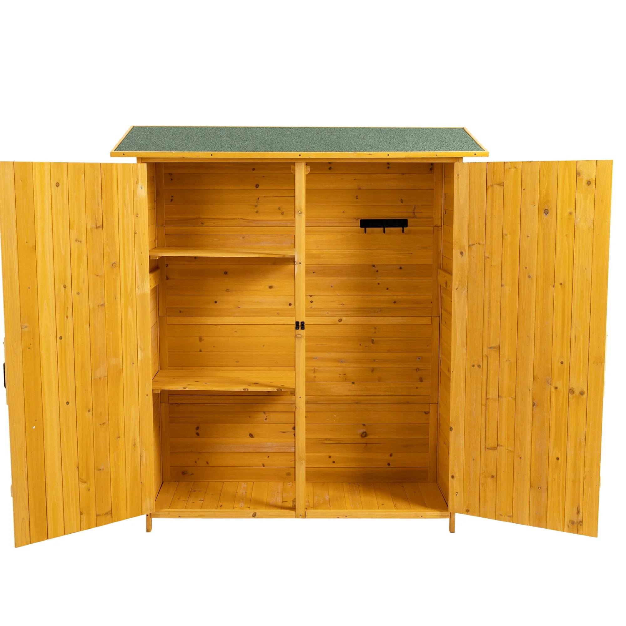 Outdoor Storage Shed with Lockable Door