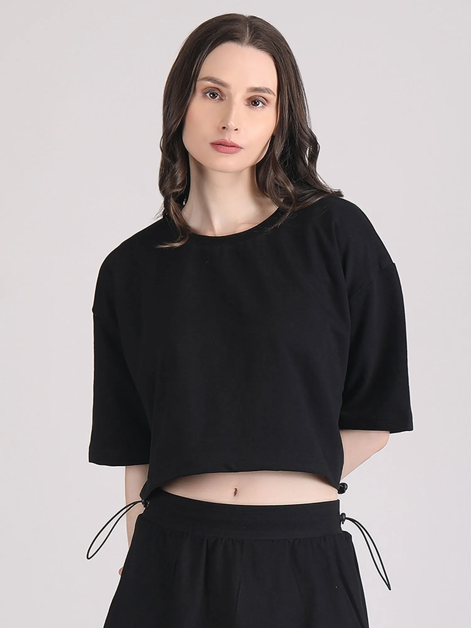 oversized crop top