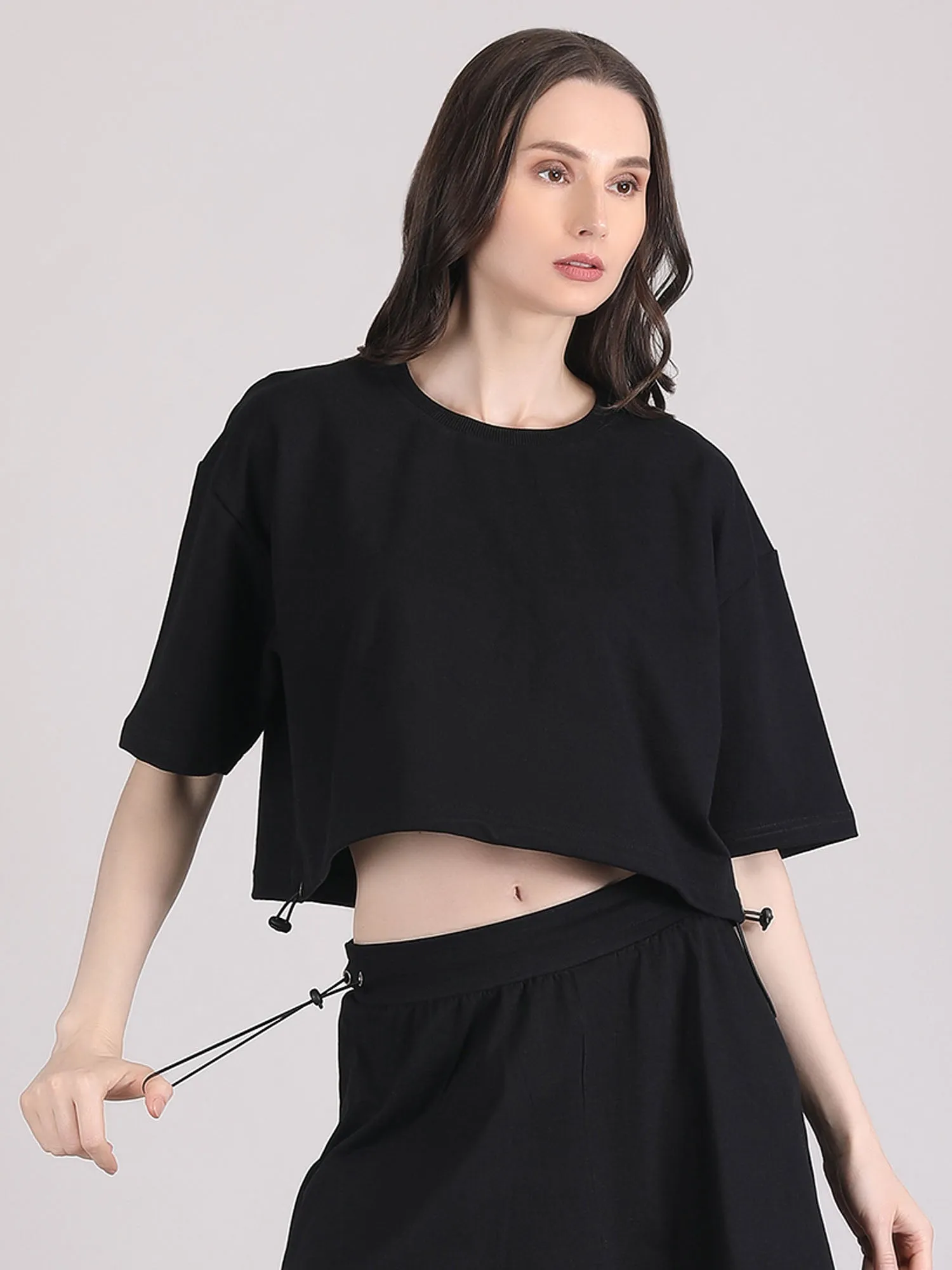 oversized crop top