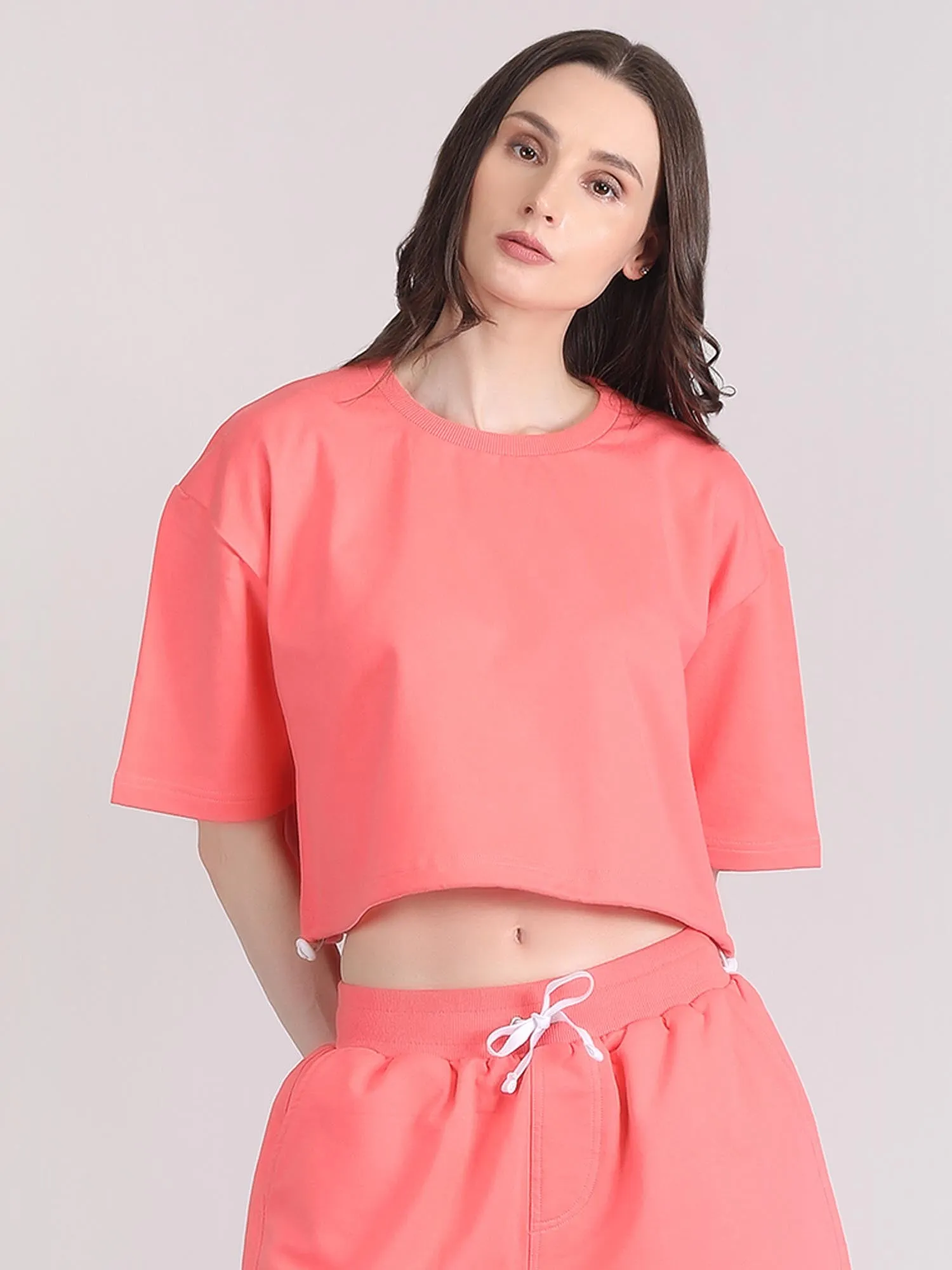 oversized crop top