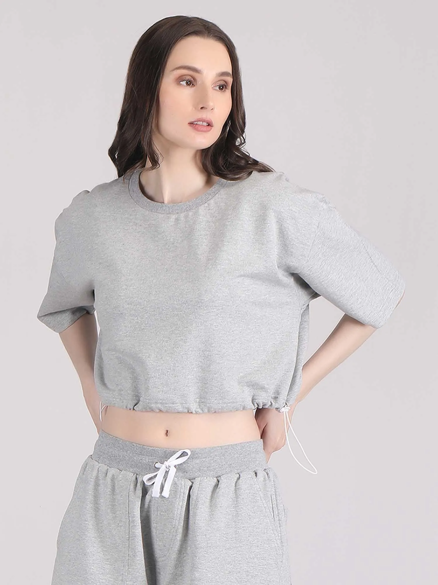 oversized crop top