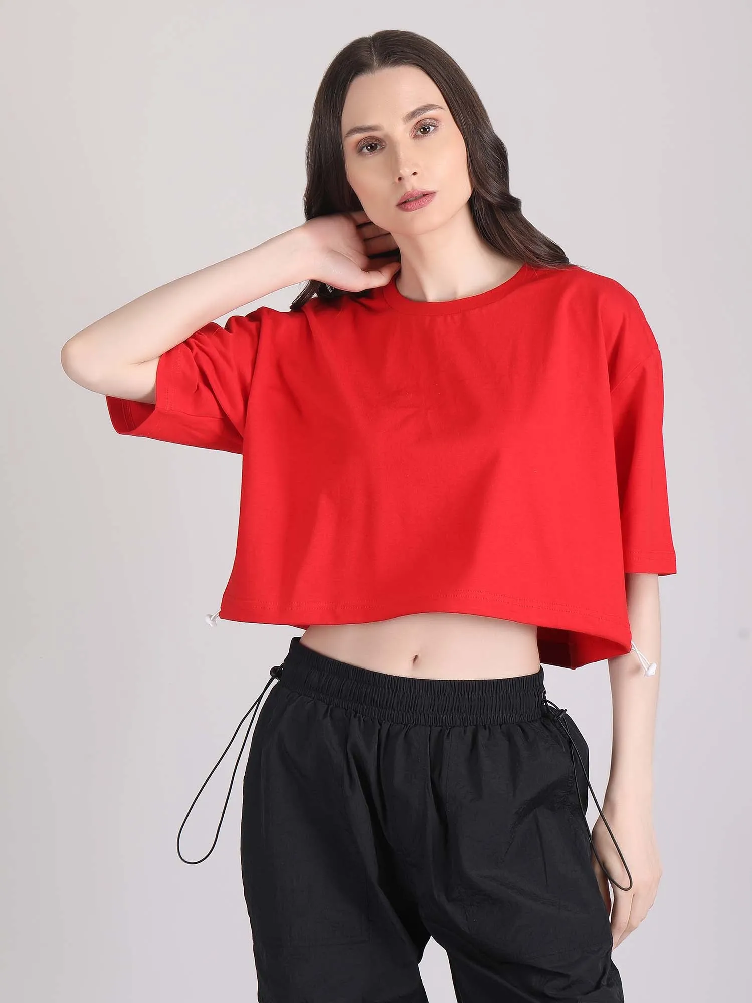 oversized crop top