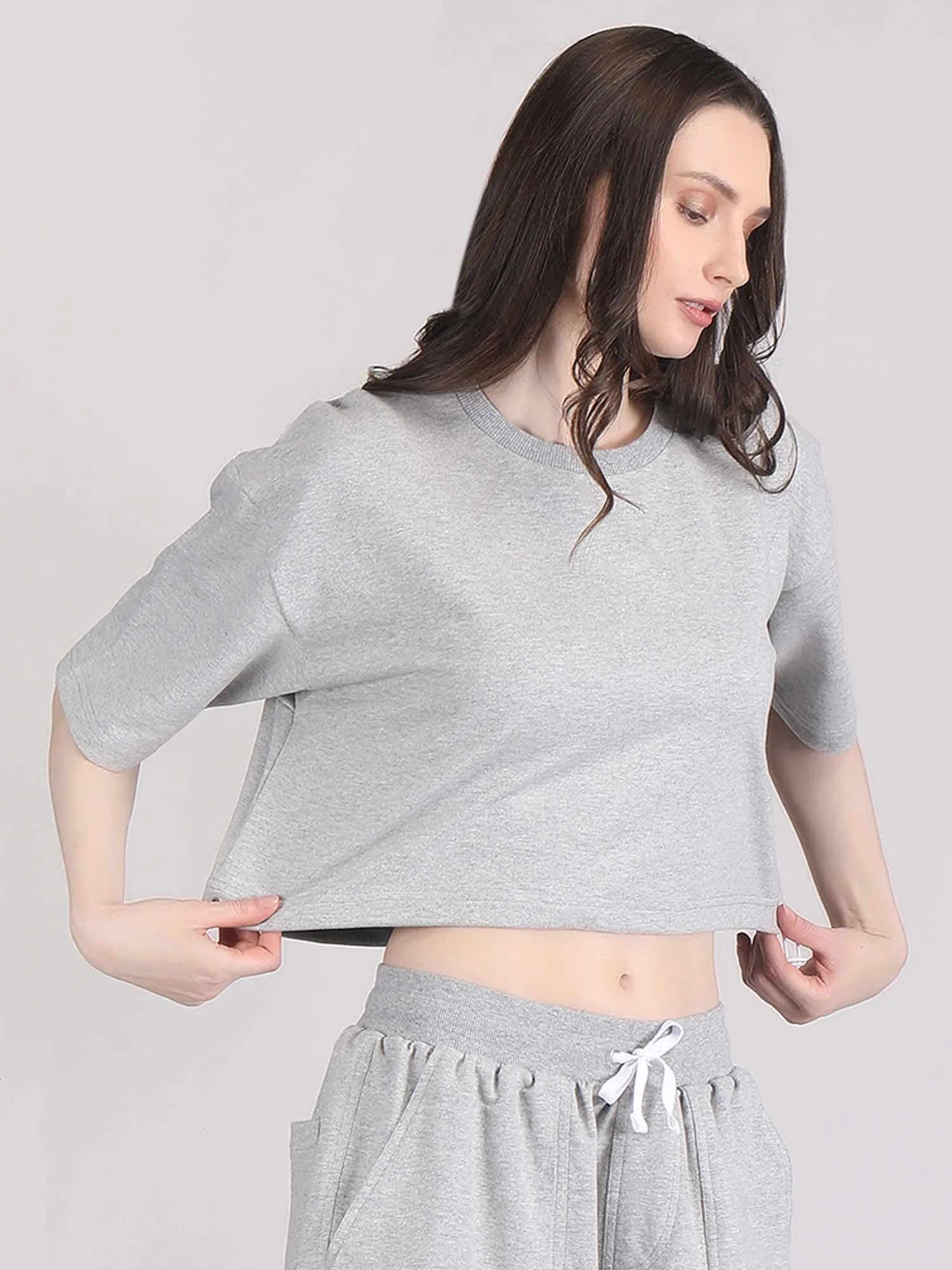 oversized crop top