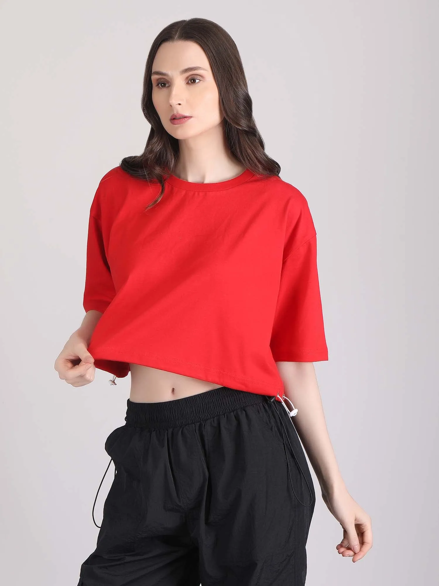 oversized crop top