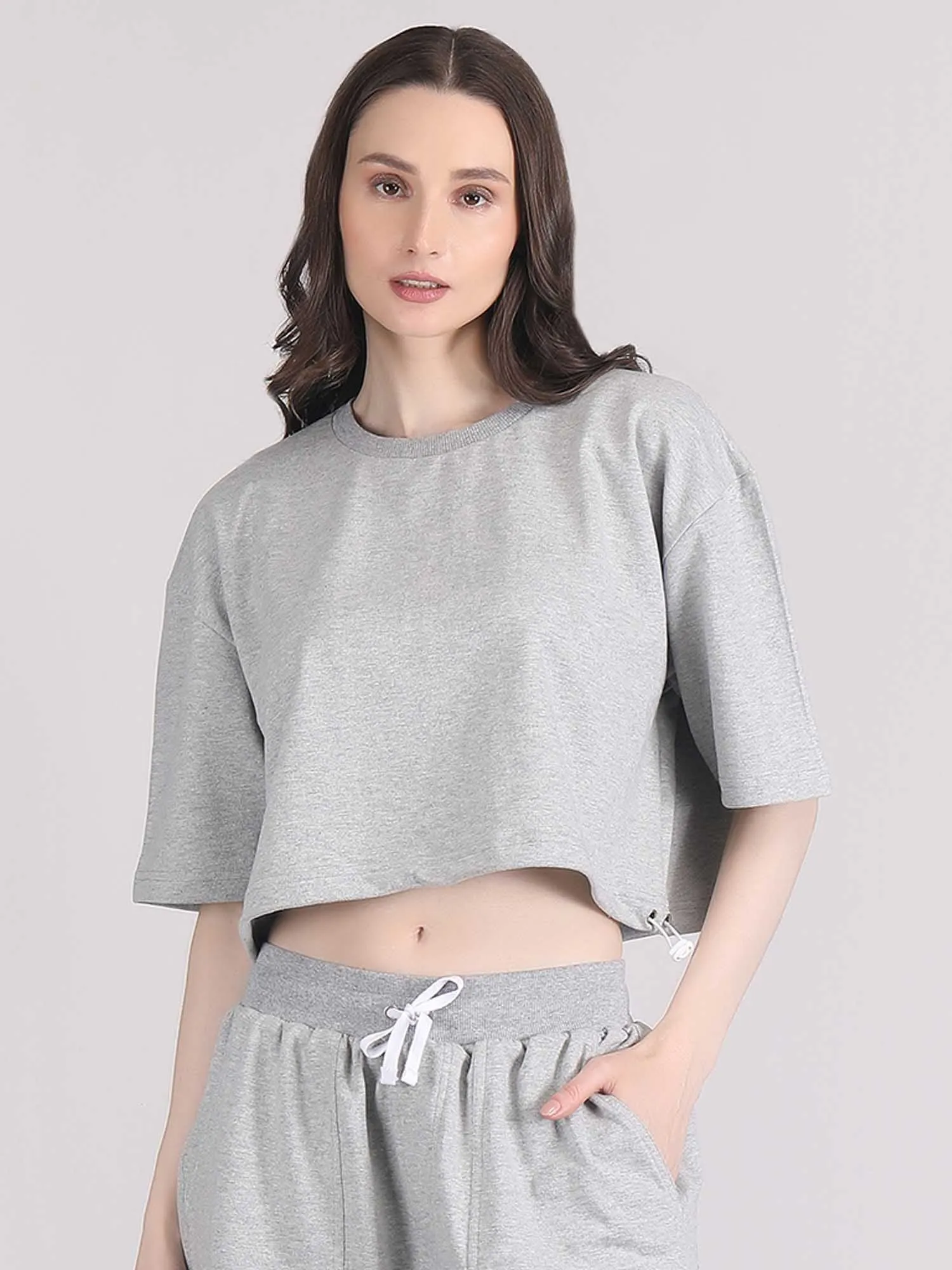 oversized crop top